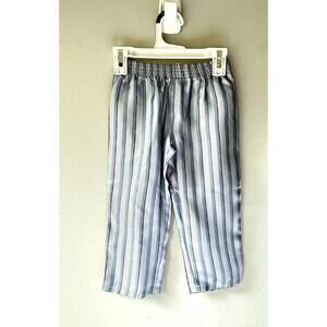 Dolce&Gabbana striped kids pajama pants 100% silk NWT Size 2